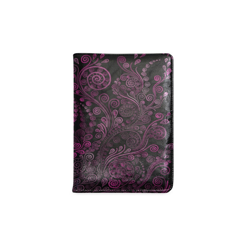 3D psychedelic ornaments, magenta Custom NoteBook A5