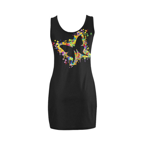 Dancing Butterfly Splash Medea Vest Dress (Model D06)
