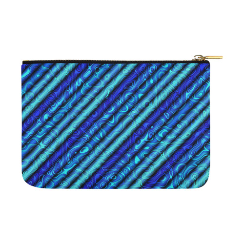blue quilling Carry-All Pouch 12.5''x8.5''