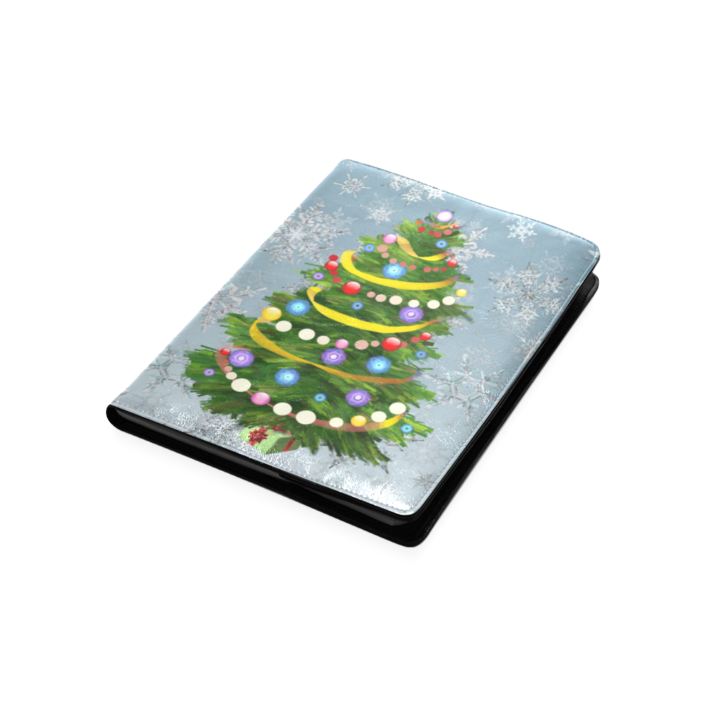 Christmas Tree, snowflakes Custom NoteBook B5
