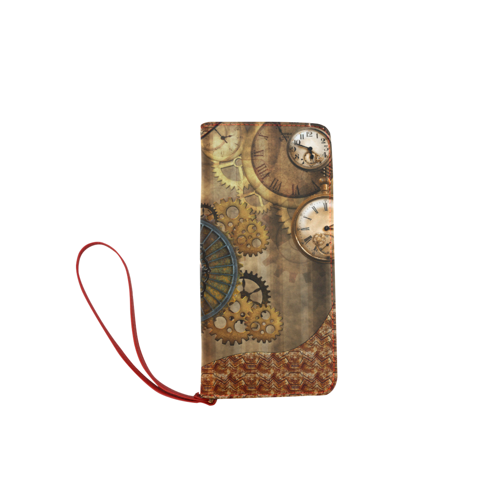 Steampunk, elegant, noble design Women's Clutch Wallet (Model 1637)