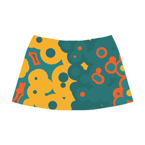 Bubbles Mnemosyne Women's Crepe Skirt (Model D16)