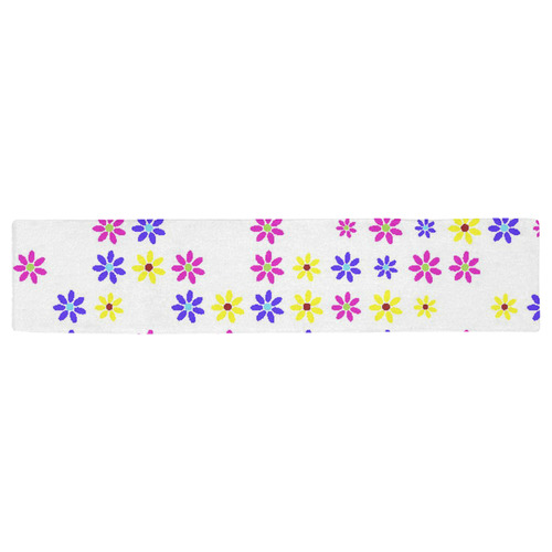 Floral Fabric 2A Table Runner 16x72 inch