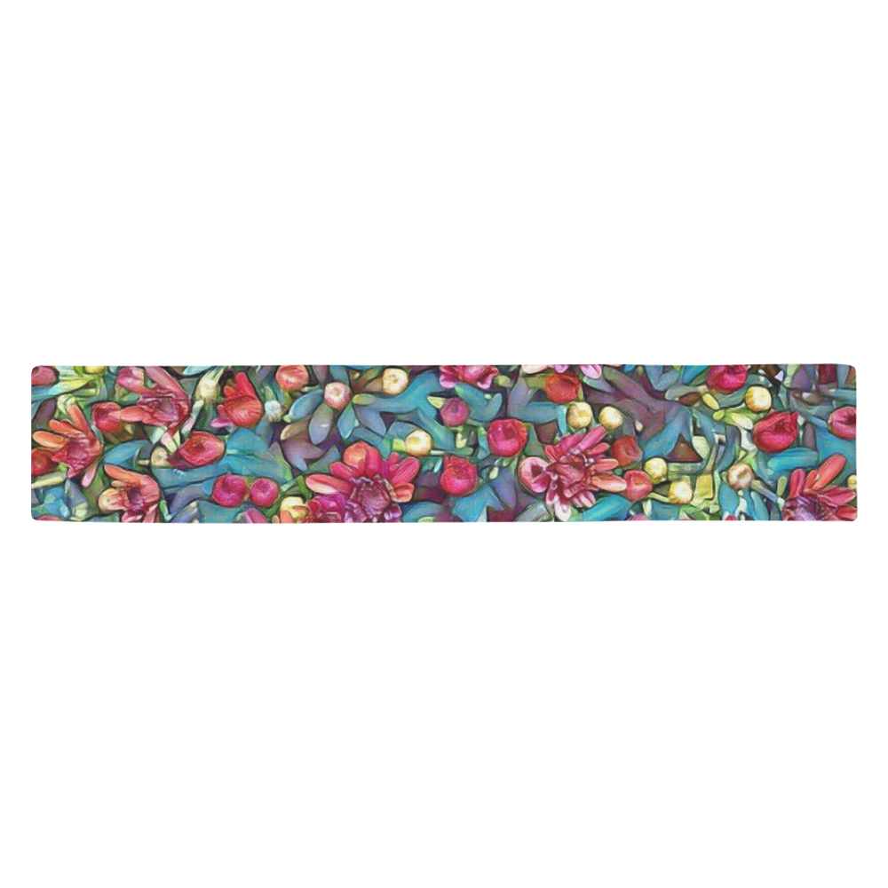 lovely floral 31A Table Runner 14x72 inch