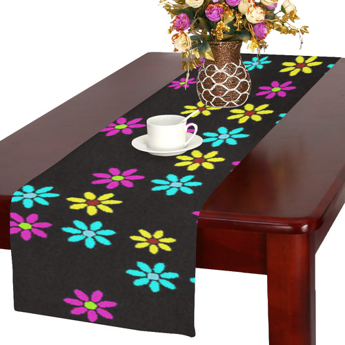 Floral Fabric 2B Table Runner 16x72 inch