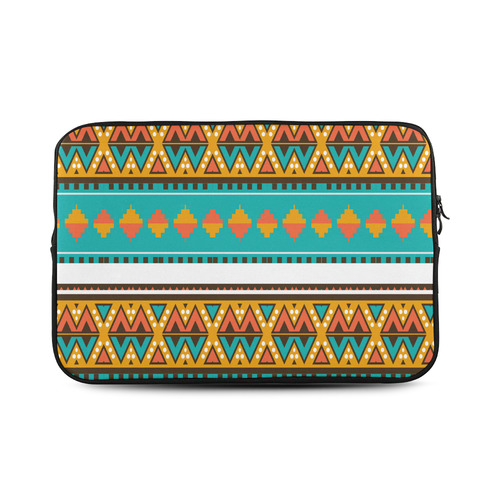Tribal design in retro colors Custom Sleeve for Laptop 17"