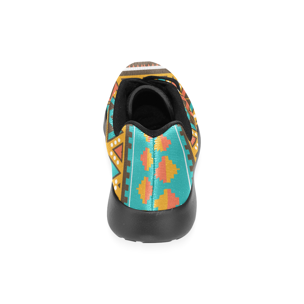 Tribal design in retro colors Men’s Running Shoes (Model 020)