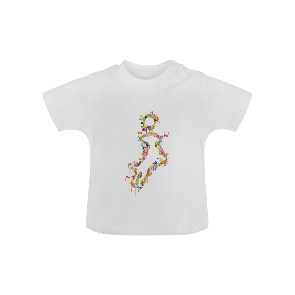 Playing Dog with Ball Baby Classic T-Shirt (Model T30)