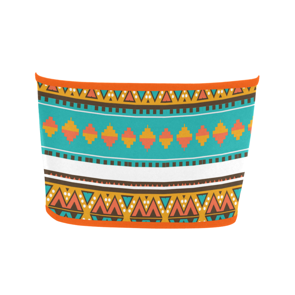 Tribal design in retro colors Bandeau Top