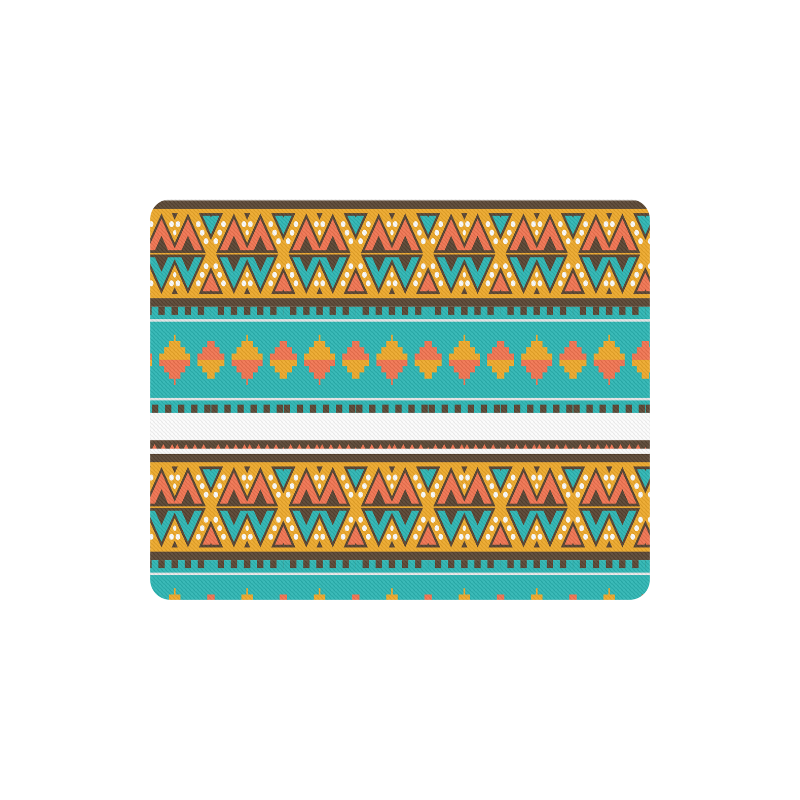 Tribal design in retro colors Rectangle Mousepad