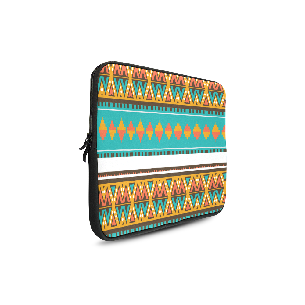 Tribal design in retro colors Custom Sleeve for Laptop 17"