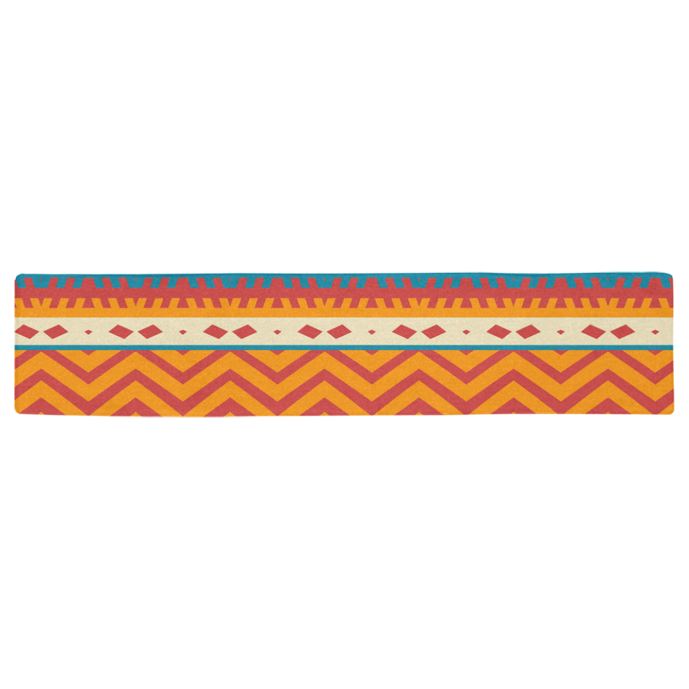 Tribal shapes Table Runner 16x72 inch
