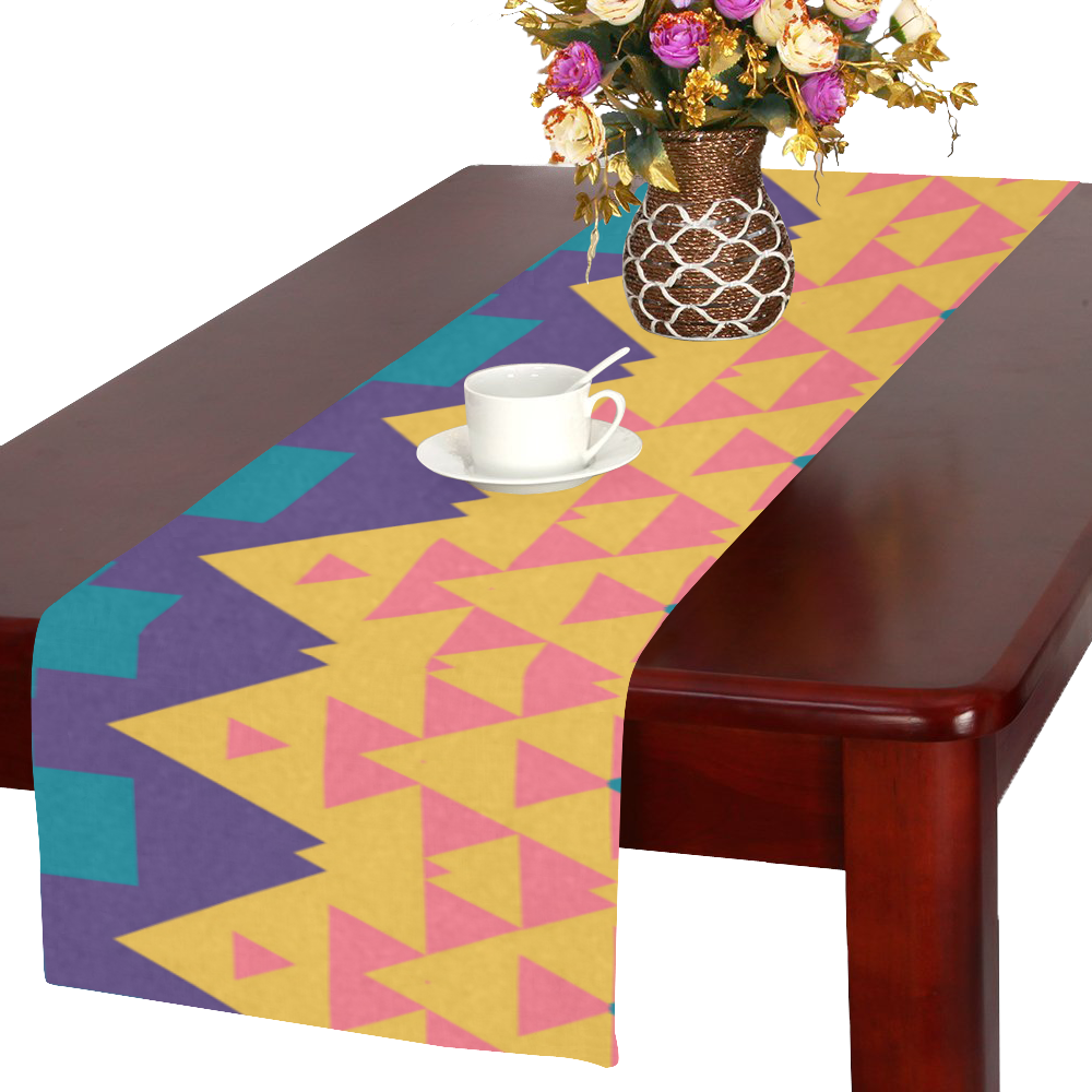 Pastel tribal design Table Runner 16x72 inch
