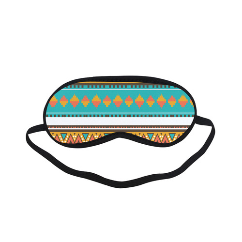 Tribal design in retro colors Sleeping Mask