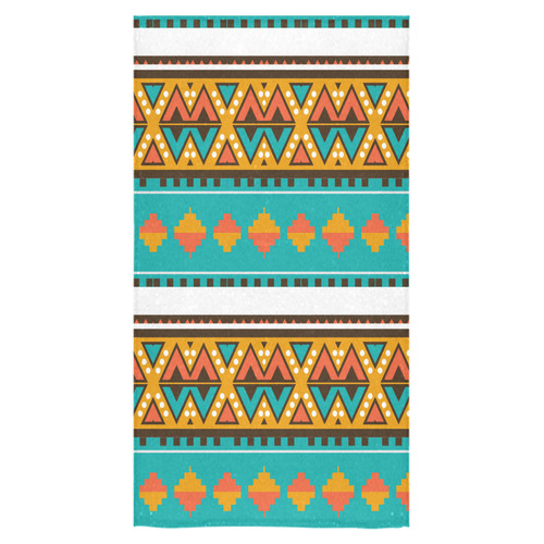 Tribal design in retro colors Bath Towel 30"x56"