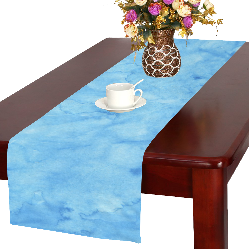 watercolor designs Table Runner 16x72 inch
