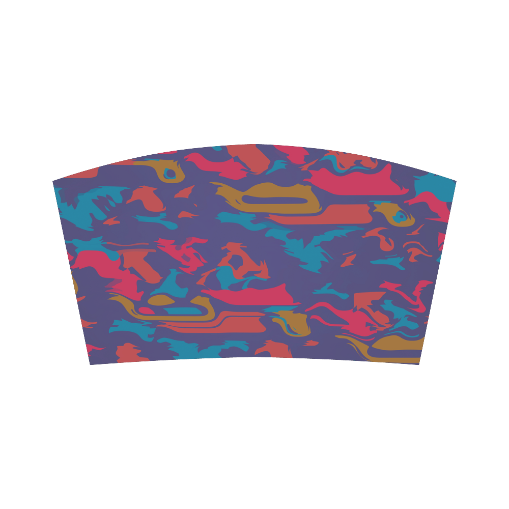 Chaos in retro colors Bandeau Top