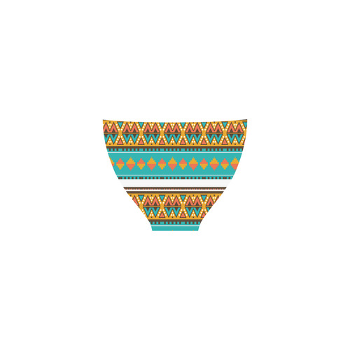 Tribal design in retro colors Custom Bikini Swimsuit (Model S01)