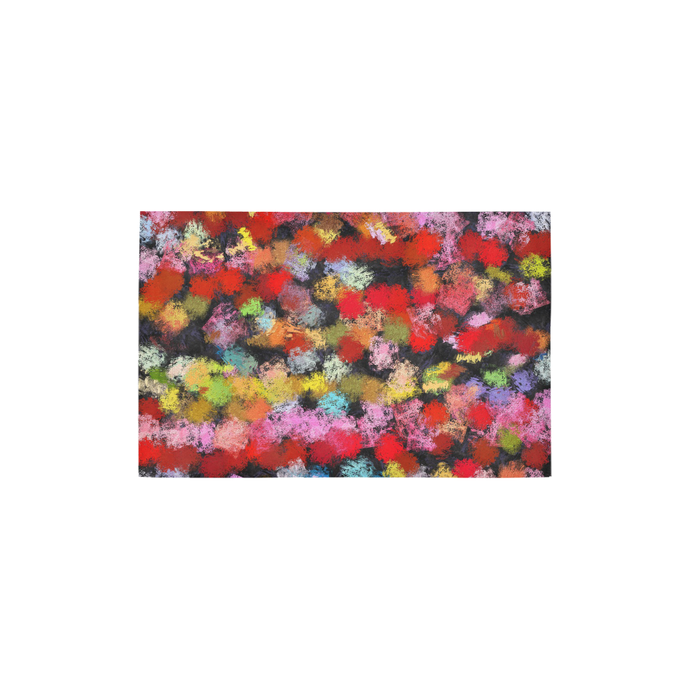 Colorful paint strokes Area Rug 2'7"x 1'8‘’