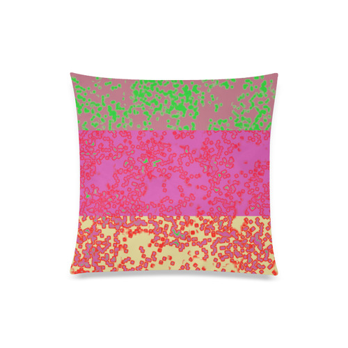 Colours QQF Custom Zippered Pillow Case 20"x20"(Twin Sides)