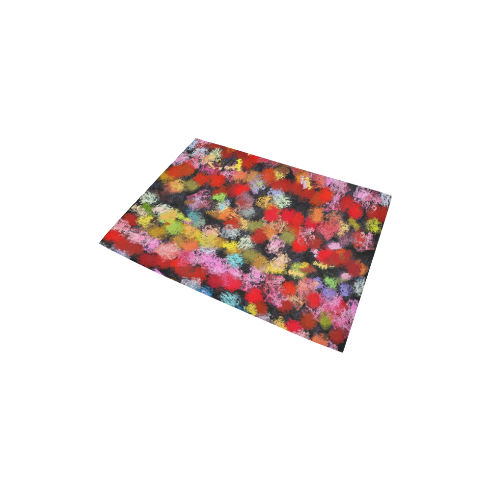 Colorful paint strokes Area Rug 2'7"x 1'8‘’