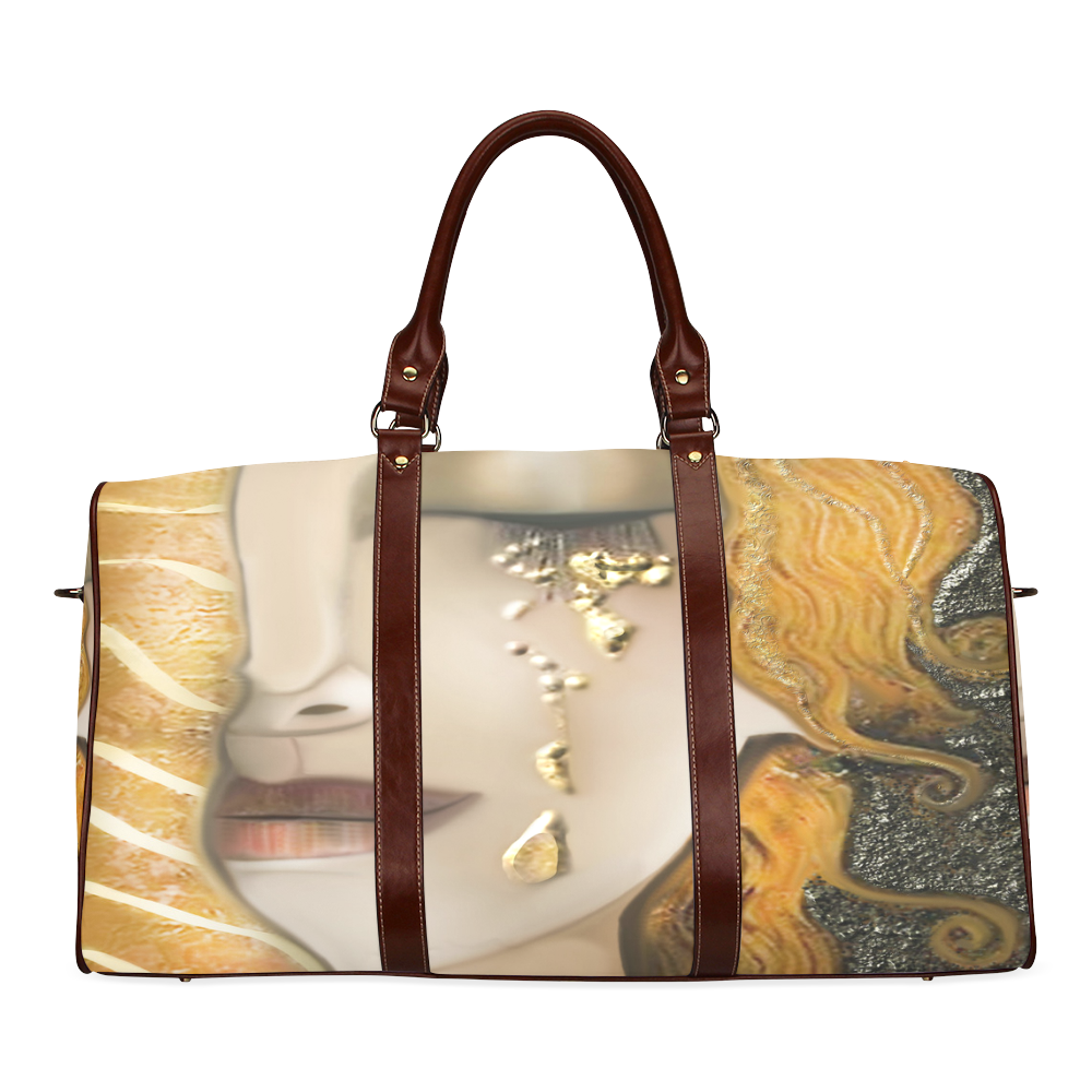 My Klimt Serie : Gold Waterproof Travel Bag/Large (Model 1639)