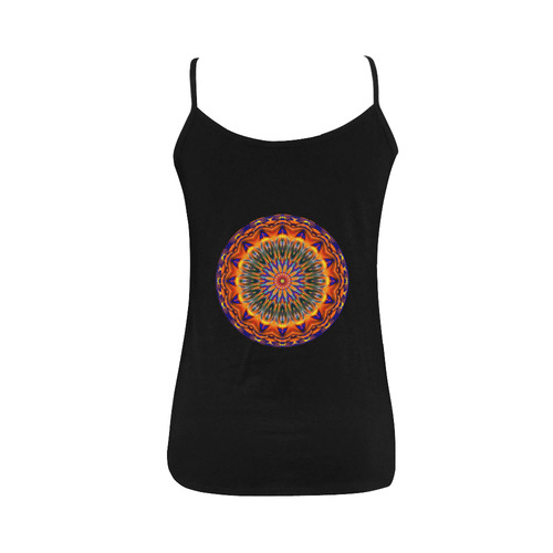 Love Power Mandala Women's Spaghetti Top (USA Size) (Model T34)