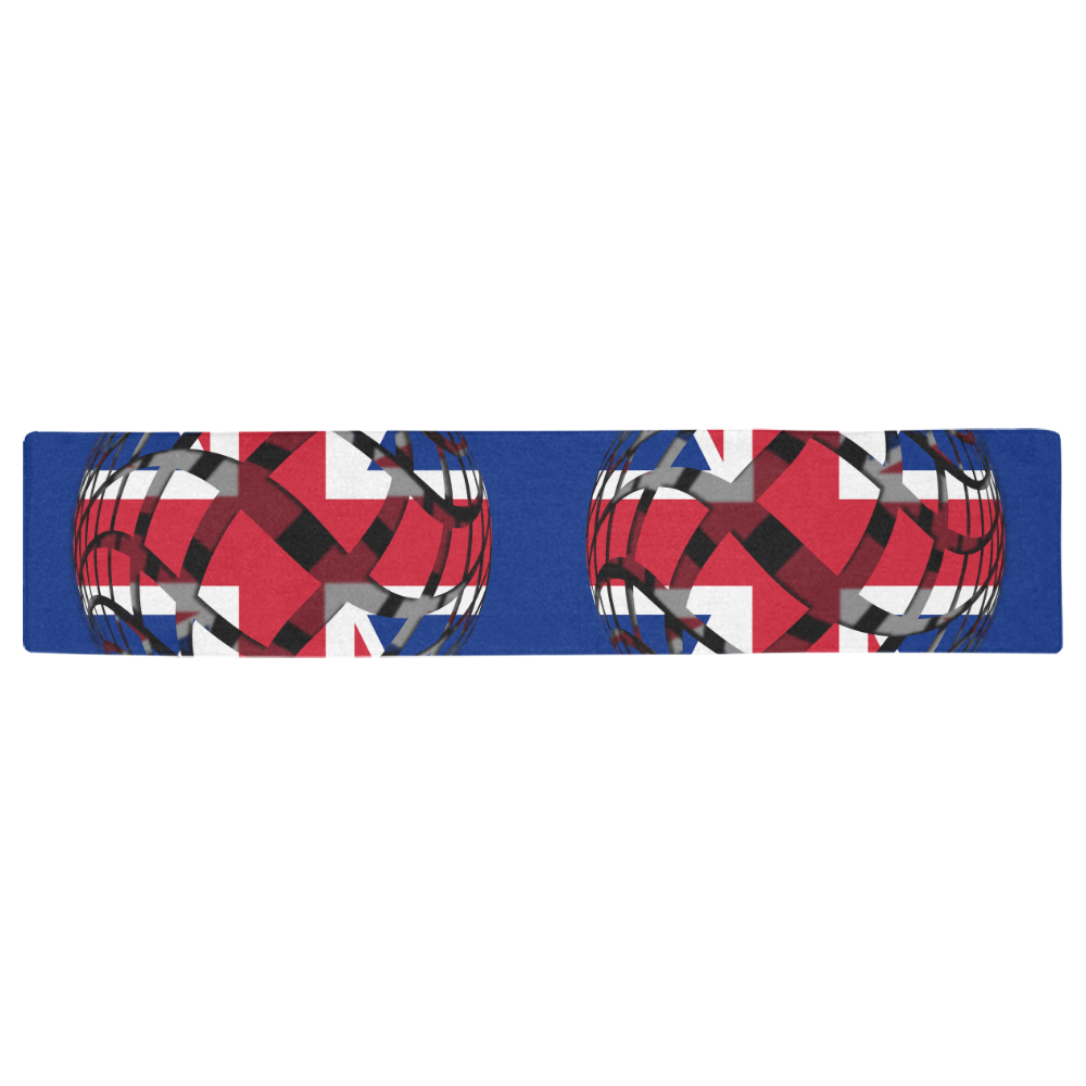 The Flag of United Kingdom Table Runner 16x72 inch