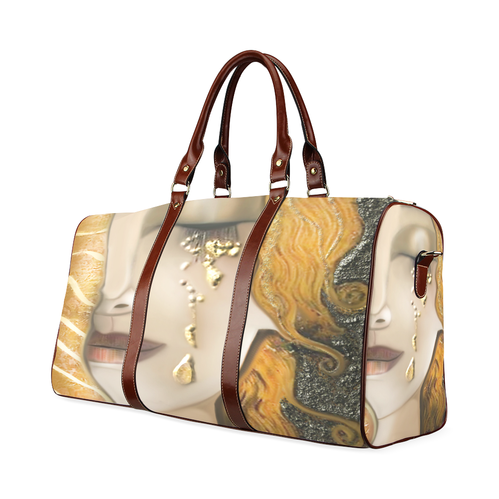 My Klimt Serie : Gold Waterproof Travel Bag/Large (Model 1639)