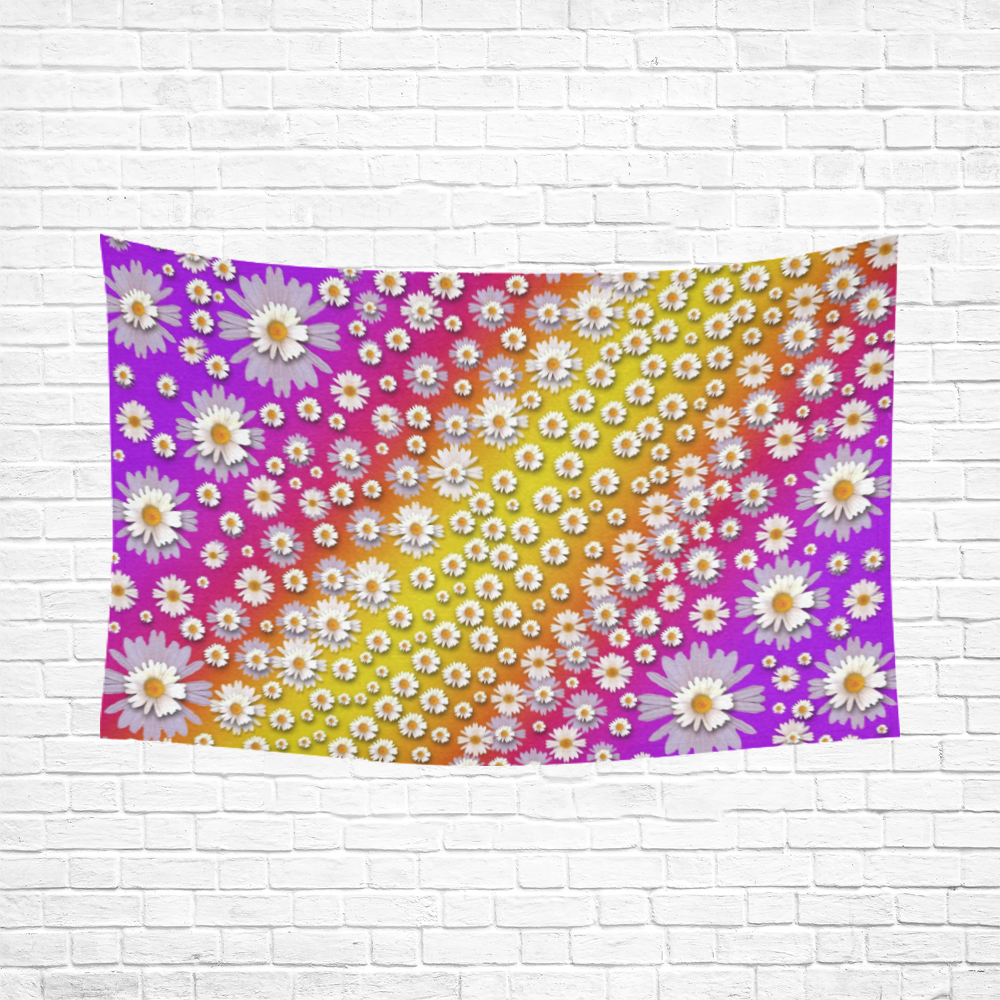 falling stars from heaven Cotton Linen Wall Tapestry 90"x 60"