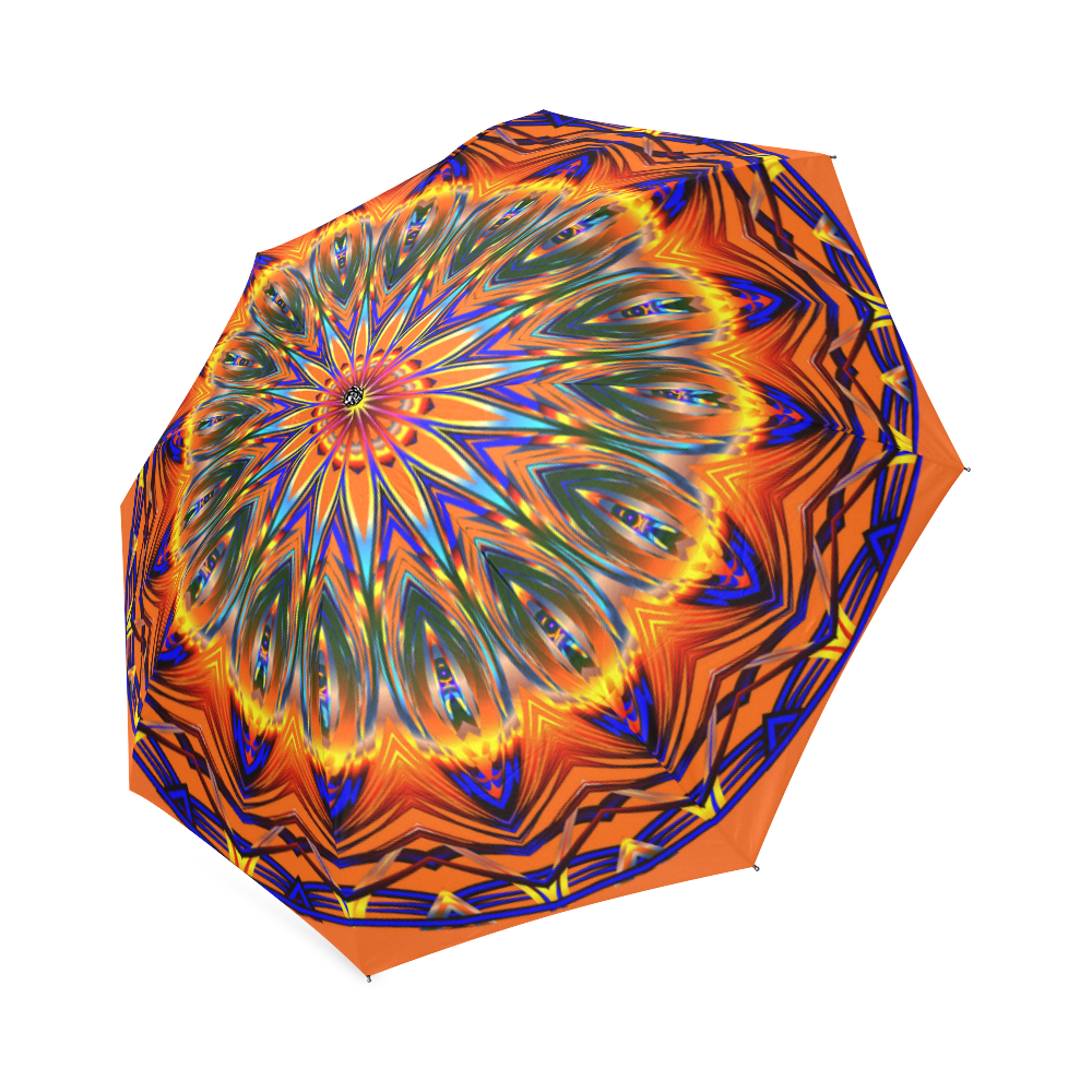 Love Power Mandala Foldable Umbrella (Model U01)