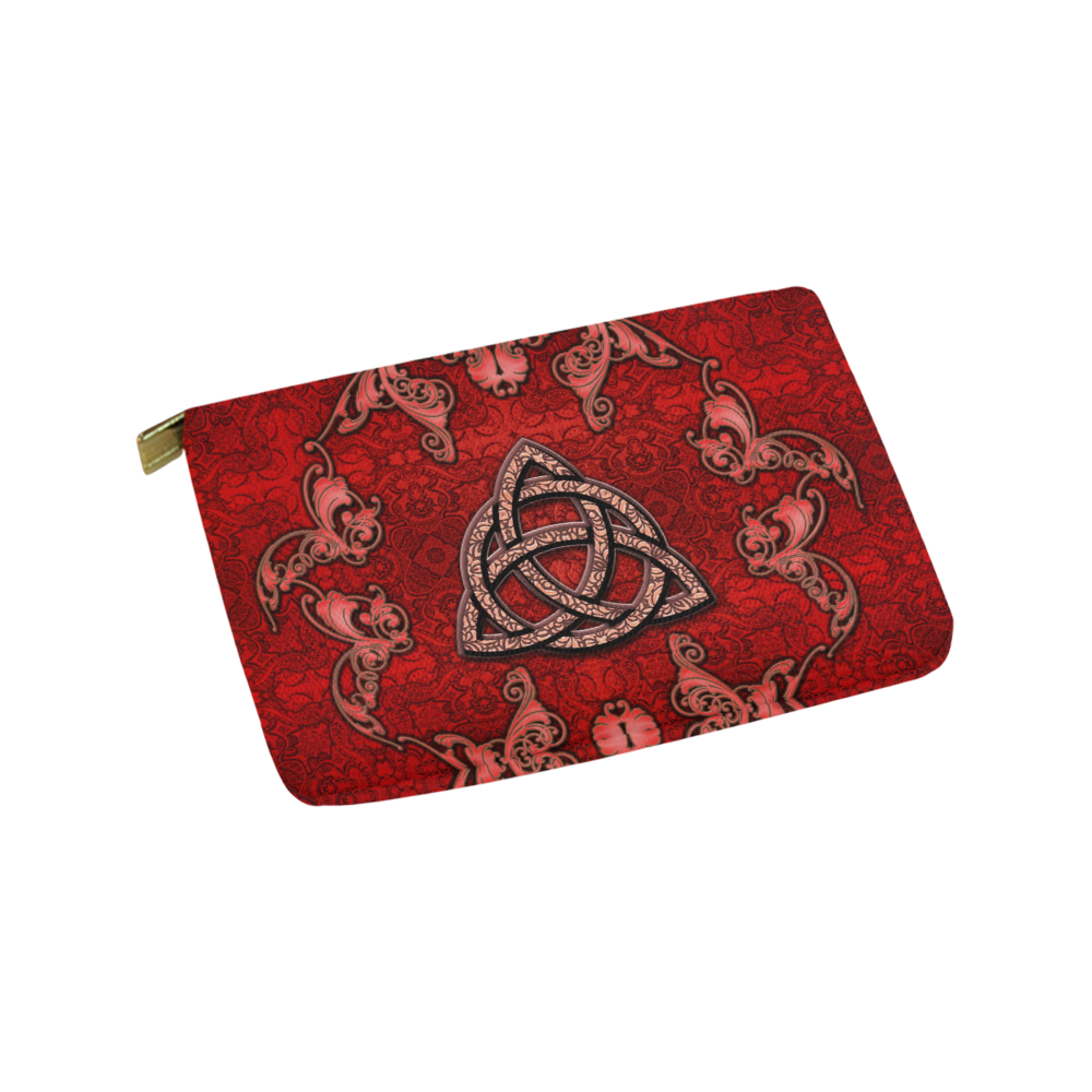 The celtic sign in red colors Carry-All Pouch 9.5''x6''