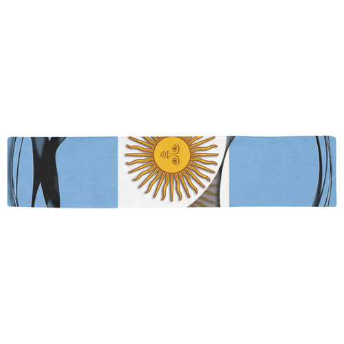 The Flag of Argentina Table Runner 16x72 inch