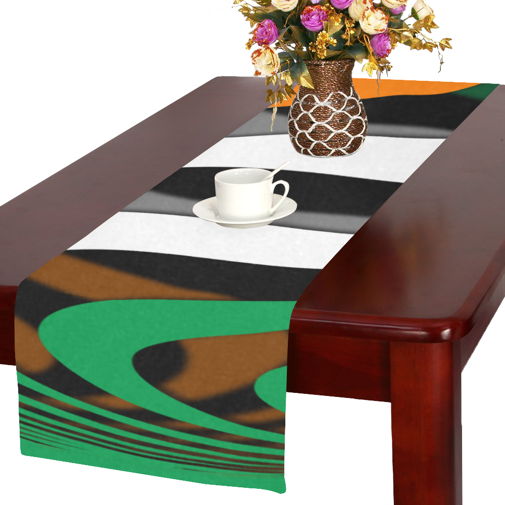 The Flag of Ireland Table Runner 16x72 inch