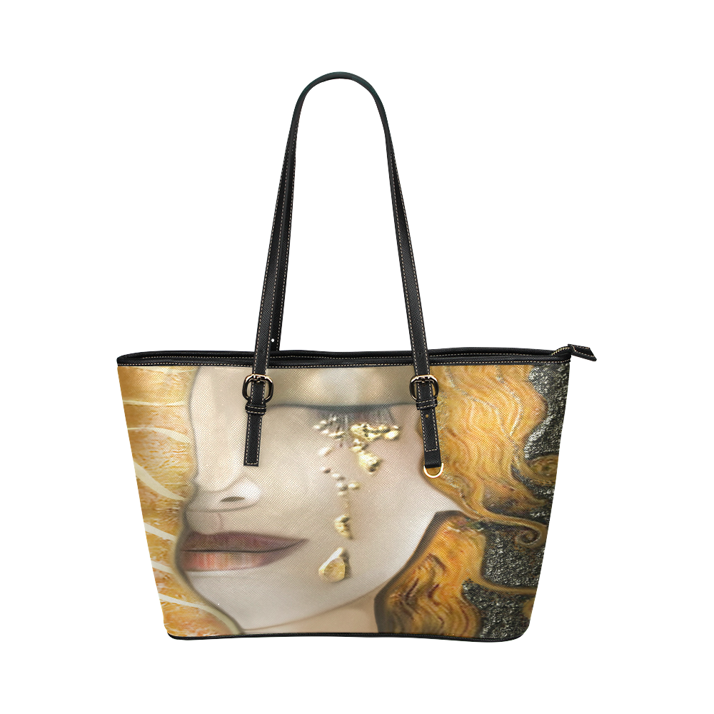 My Klimt Serie : Gold Leather Tote Bag/Large (Model 1651)