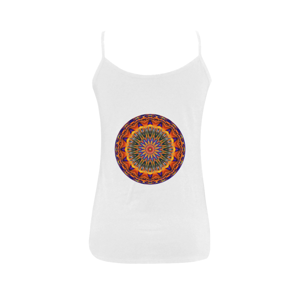 Love Power Mandala Women's Spaghetti Top (USA Size) (Model T34)