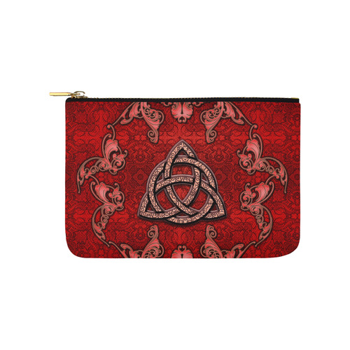 The celtic sign in red colors Carry-All Pouch 9.5''x6''