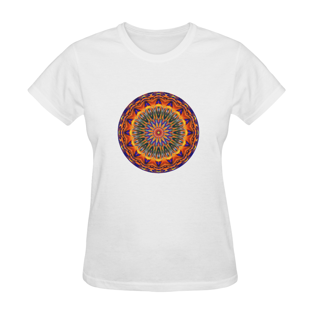 Love Power Mandala Sunny Women's T-shirt (Model T05)
