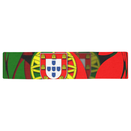 The Flag of Portugal Table Runner 16x72 inch
