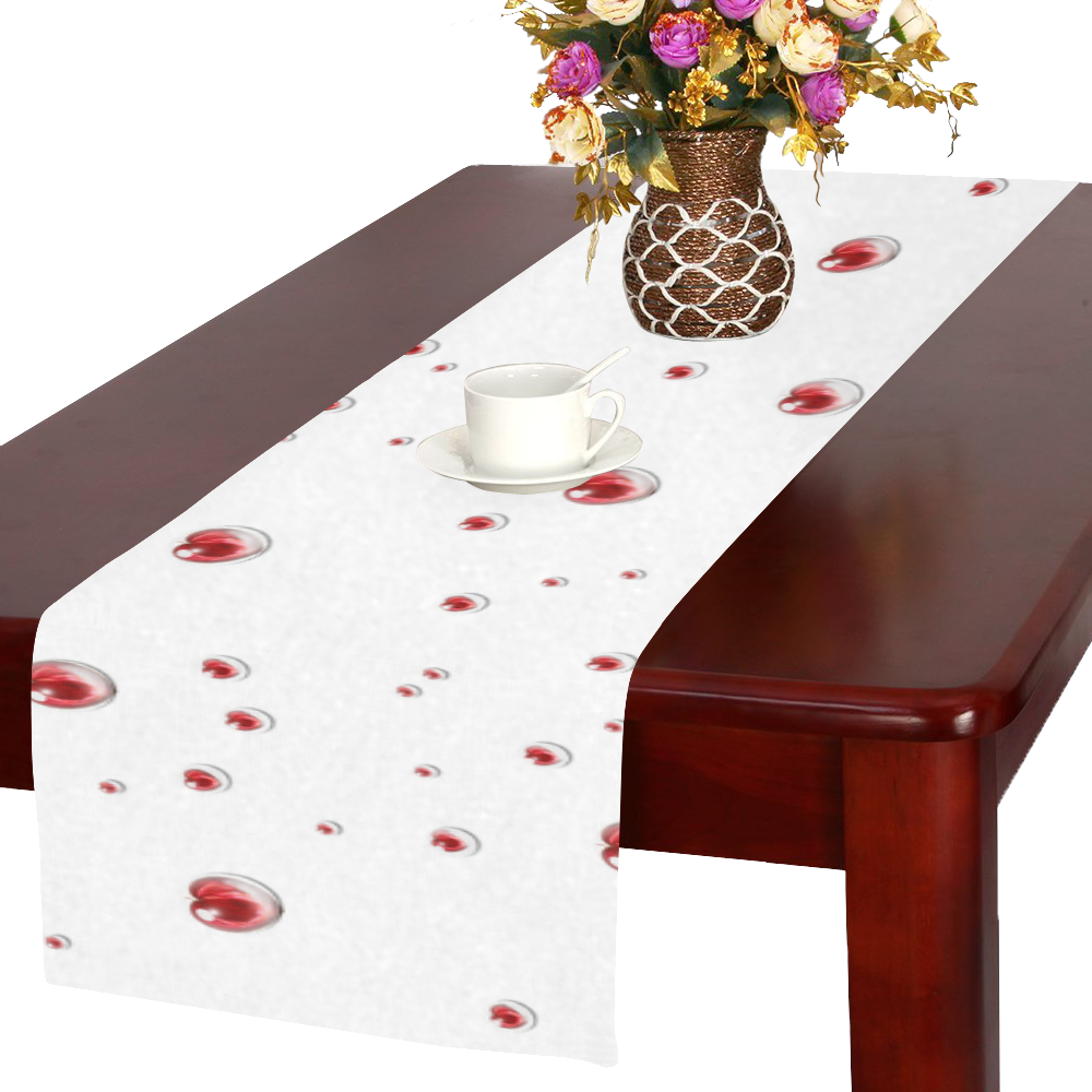 Valentine Heart Table Runner 16x72 inch