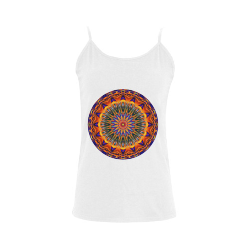 Love Power Mandala Women's Spaghetti Top (USA Size) (Model T34)