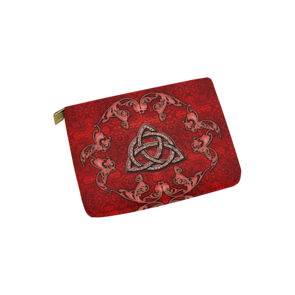 The celtic sign in red colors Carry-All Pouch 6''x5''