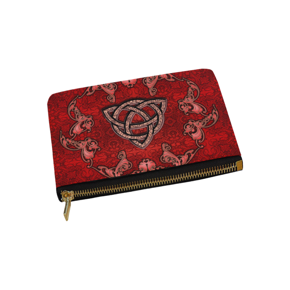 The celtic sign in red colors Carry-All Pouch 9.5''x6''