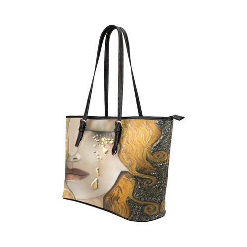My Klimt Serie : Gold Leather Tote Bag/Large (Model 1651)
