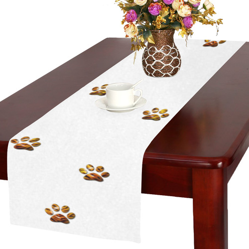 Tiger Paw Table Runner 16x72 inch