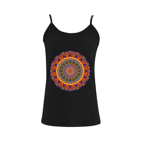 Love Power Mandala Women's Spaghetti Top (USA Size) (Model T34)