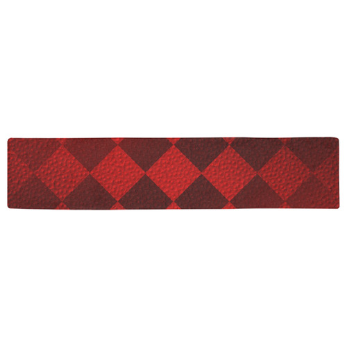 Christmas Red Square Table Runner 16x72 inch