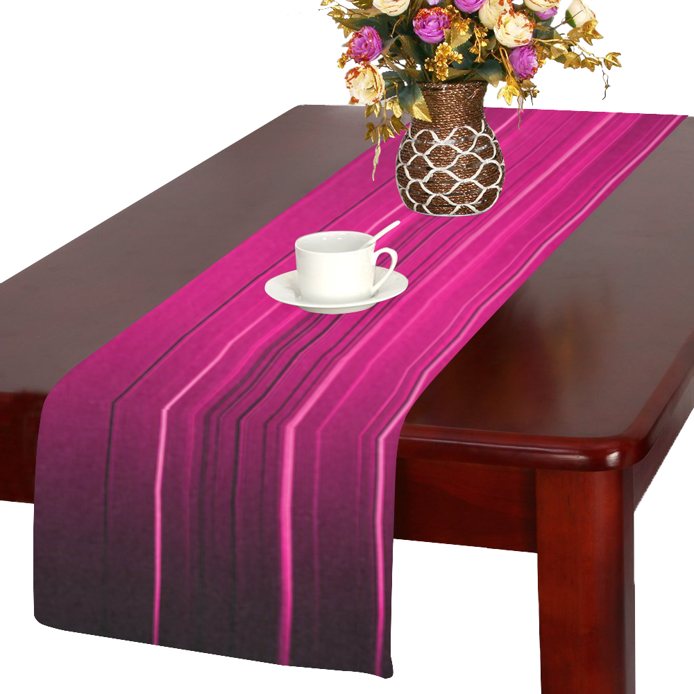 Electrified Static Hot Pink Table Runner 14x72 inch