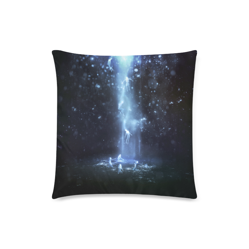 people in purgatory surreal Custom Zippered Pillow Case 18"x18" (one side)
