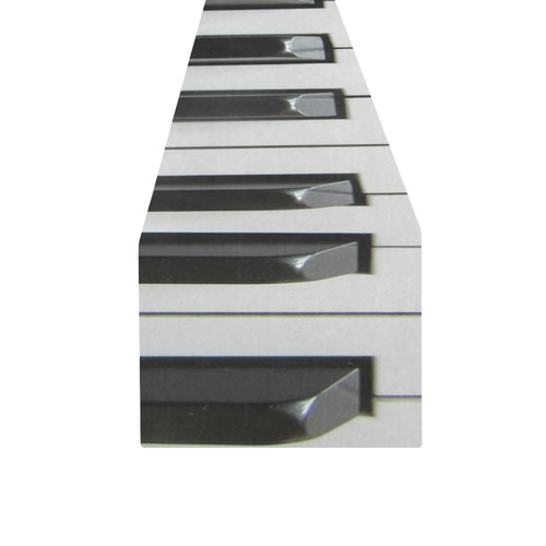 3D Piano Keys Table Runner 16x72 inch